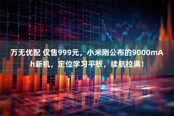 万无优配 仅售999元，小米刚公布的9000mAh新机，定位学习平板，续航拉满！