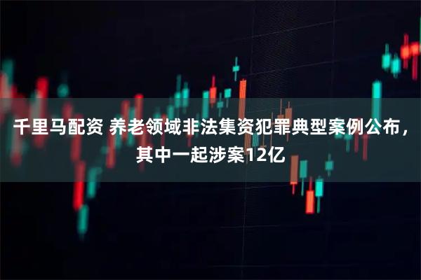 千里马配资 养老领域非法集资犯罪典型案例公布，其中一起涉案12亿