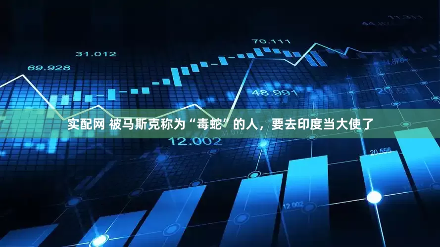 实配网 被马斯克称为“毒蛇”的人，要去印度当大使了